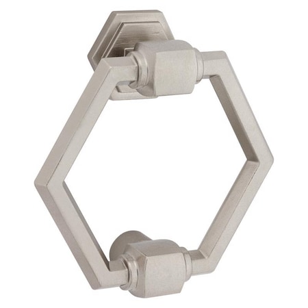 National Hardware National Hardware Powell 4 in. L Satin Nickel Die Cast Zinc Door Knocker N336-707